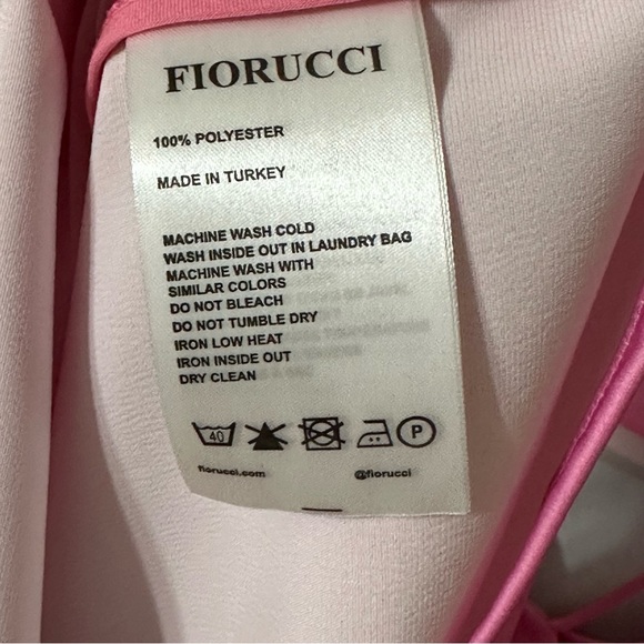 Fiorucci Flying Logo Pink Slip dress size Small - Picture 7 of 15